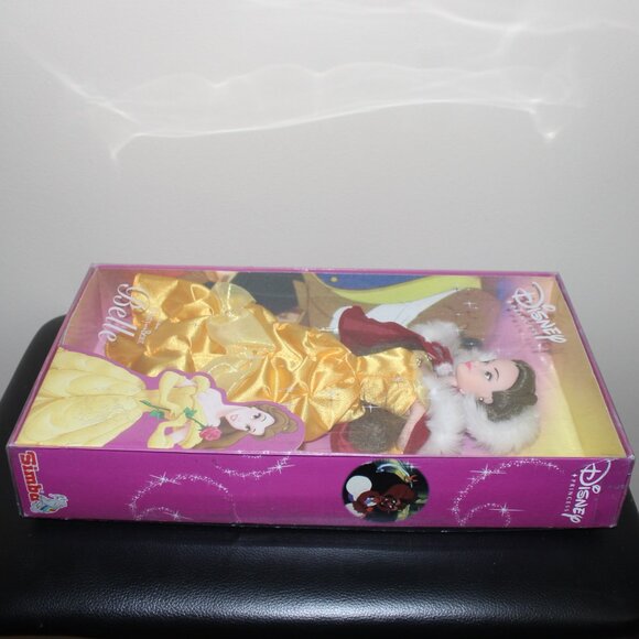 3/$188❤️vintage2001 Beauty and the Beast BELLE Disney Princess Yellow Dress Doll - Picture 10 of 11